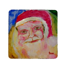 Betsy Drake Santa Face Coaster Set of 4 - £27.68 GBP