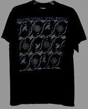 The Rollin Stones Concert Tour T Shirt Vintage 1989 Steel Wheels Single ... - £157.31 GBP