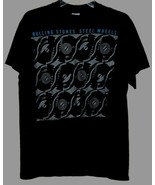 The Rollin Stones Concert Tour T Shirt Vintage 1989 Steel Wheels Single ... - £156.61 GBP