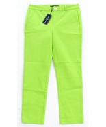 Ralph Lauren Golf Green Flat Front Cotton Stretch Golf Pants Women&#39;s NWT - £116.55 GBP