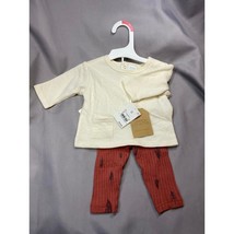 NEW! Baby 2pc Quilted Pullover &amp; Leggings Set, Rust - Boy or Girl Unisex... - £11.29 GBP