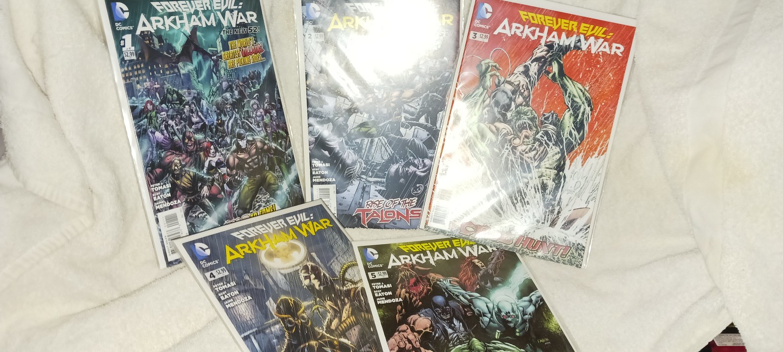 ARKHAM WAR 1-5 2014 EVIL FOREVER IN COLLECTORS QUALITY CONDITION 9.0 + F... - $27.99
