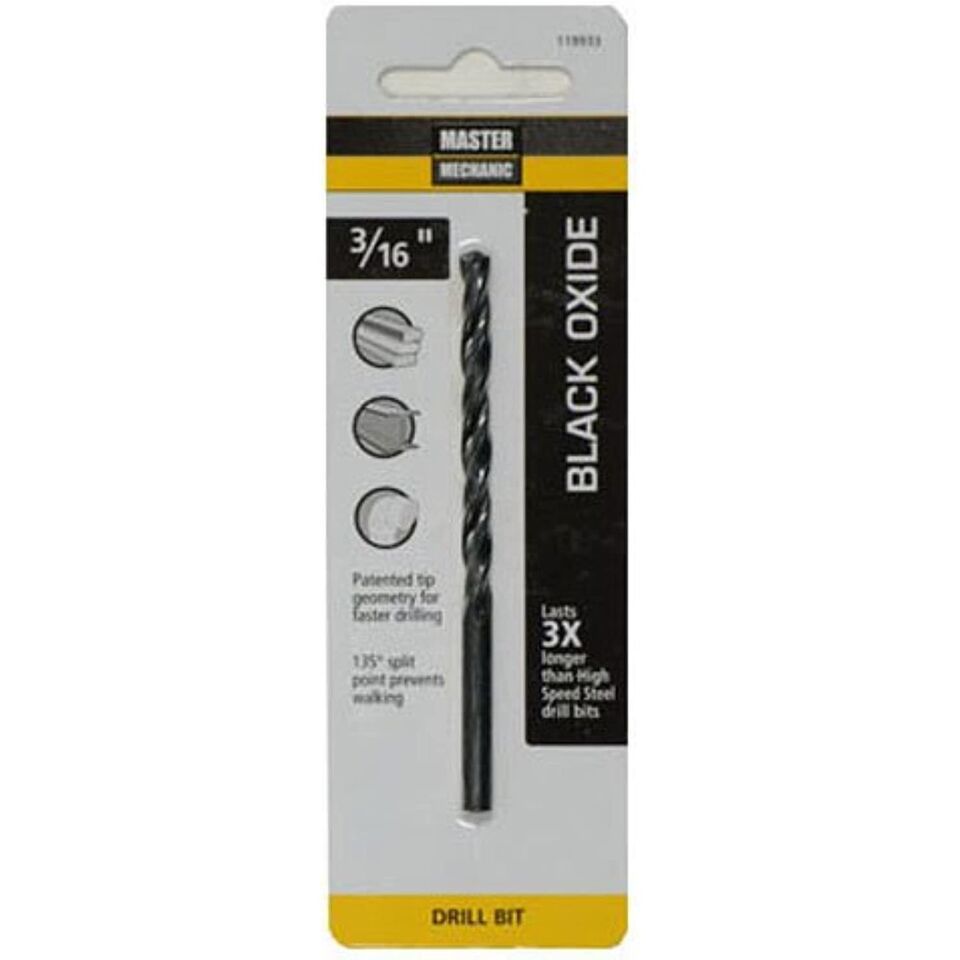 DISSTON COMPANY 119933 MM3/16x3-1/2 BLK OXBit - $16.33