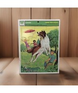 Lassie Frame Tray Puzzle 12 Piece Vintage Whitman Collie Dog 4515C-52 Da... - $9.49