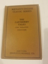 Canterbury Tales Mini Book Antique 19th Century Prologue Chaucer English... - £10.46 GBP