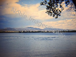 1959 View Across Lake to Mountain Range Colorado Kodachrome 35mm Slide - £3.89 GBP