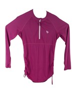 Womens Pink Swim Rashguard Top Baleaf Size Medium Long Sleeve Side Adjus... - $620.71 MXN