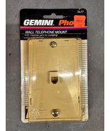 NOS Vintage Gemini Wall Telephone Chord Mount Plate TA77 Modular Jack Pl... - $5.69