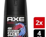 AXE Men&#39;s Deodorant Bodyspray, Essence, Pack of 2 Cans, 4 Oz. Each Can - $17.95