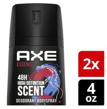 AXE Men&#39;s Deodorant Bodyspray, Essence, Pack of 2 Cans, 4 Oz. Each Can - £14.34 GBP