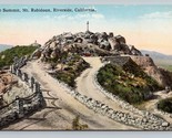 Sommet De MT Rubidoux Riverside California Ca Unp DB Carte Postale P13 - $5.08