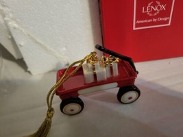 BRAND NEW Lenox Retro Vintage  My Little Red Wagon Christmas Ornament - £27.88 GBP