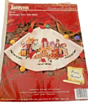CrossStitch Kit Christmas Janlynn 06-18 Nostalgic Toys Tree Skirt Vtg 1996 - $37.26