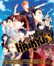 DVD Haikyu!! Season 1-4 Vol.1-85 End (English Dub) + 4 Movies + 5 OVA -D... - $89.90