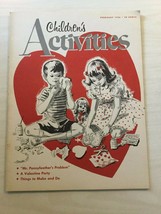 Children&#39;s Activities Magazine - February 1956 - Stories, Games, Puzzles, Poems - £4.70 GBP