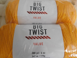 Big Twist Value lot of 2 Varsity Gold Dye Lot 646730 - £7.83 GBP
