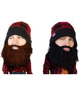 Beard Head Barbarian Lumberjack Plaid Bearded Face Mask &amp; Hat (2 Colors) - $46.41 CAD
