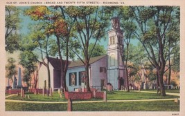 Old St. John&#39;s Church Richmond Virginia VA Postcard B04 - £2.30 GBP