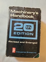 Machinery&#39;s Handbook 20th Edition 1978 Mechanical Engineer Industrial Press - $19.31