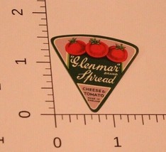 Vintage Glenmar Tomato Cheese Spread Label  - $4.94