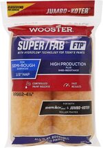 Wooster RR982-4 Jumbo-Koter Super/Fab FTP 1/2&quot; Paint Rollers, No Size, Red - €16,61 EUR