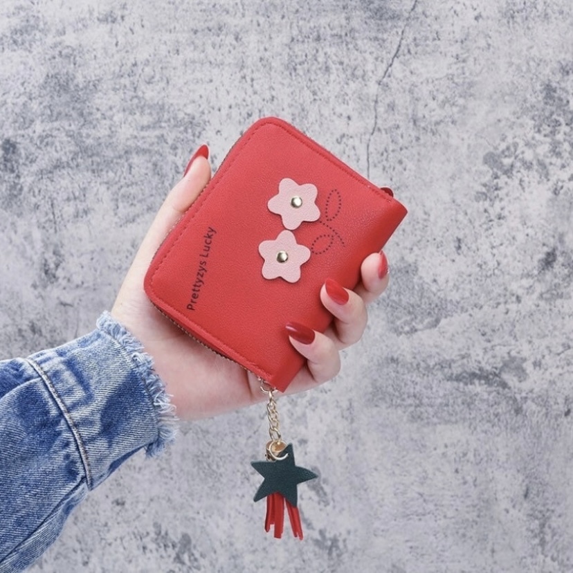 Wallet for Women,Short Wallet for Girls,Credit Card Holder Coin Purse - $11.99
