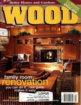 Better Home and Gardens Wood Magazine April 2001 Family Room Renovation - £6.04 GBP