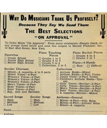 1936 Harold Flammer Music Supply Store Advertisement New York City Retai... - $27.56 CAD