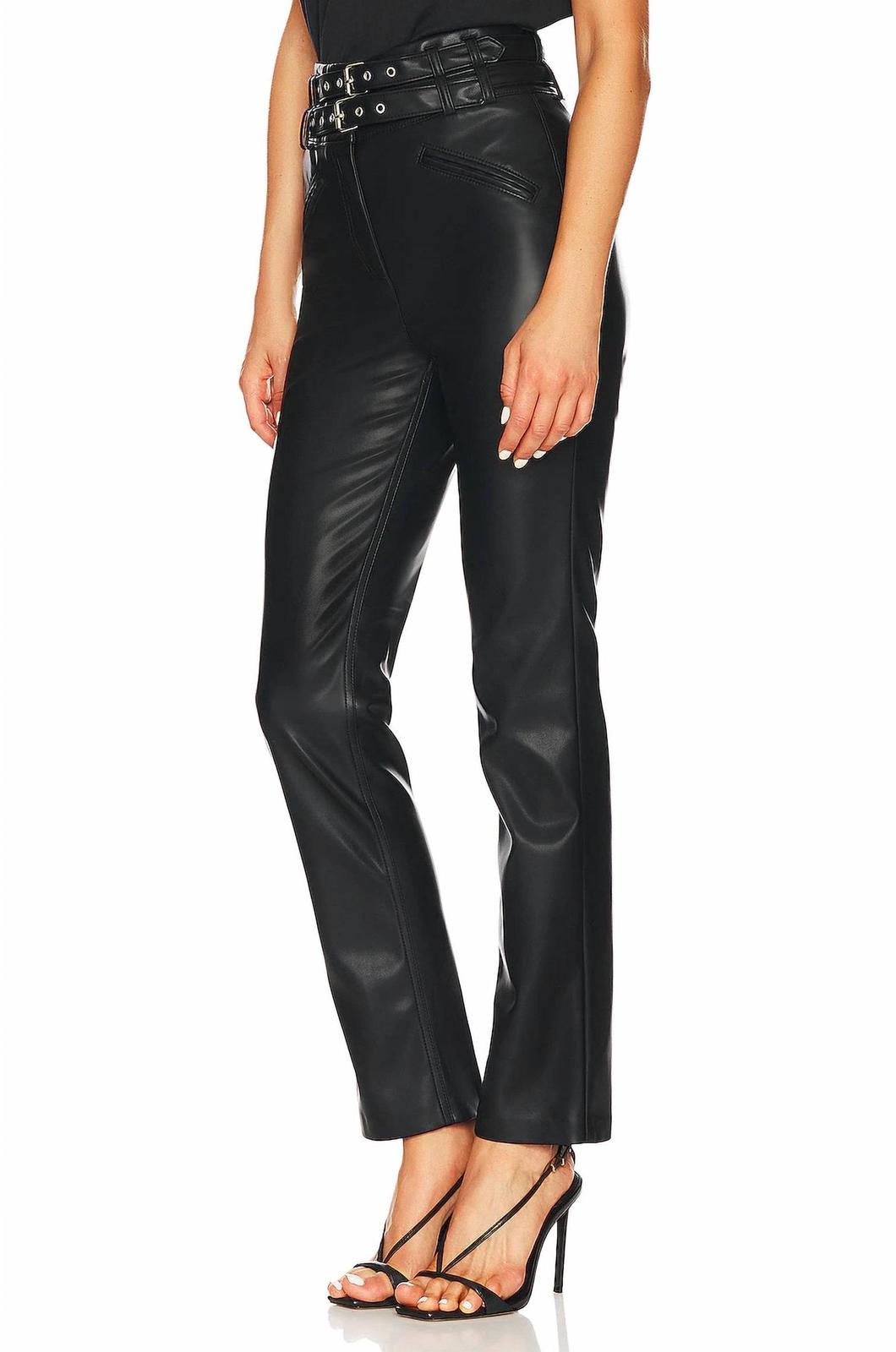 Blanknyc Fauz Leather Straight Leg Pants Size 25 - $53.46