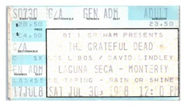 Grateful Dead Concert Ticket Stub July 30 1988 Monterey California - £27.16 GBP