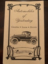 Automobiles of Yesterday - £4.64 GBP