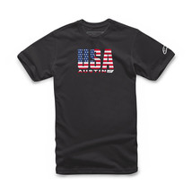 Alpinestars Mens Circuits Tee T- Shirt Black/USA SmAuthorized Alpinestar... - £18.34 GBP