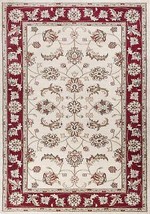 3&#39; X 5&#39; Ivory Red Floral Indoor Area Rug - £103.12 GBP+