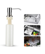 350Ml Stainless Steel Soap Dispenser Kitchen Sink Soap Hand Liquid Pump ... - £17.29 GBP
