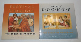 lot of 2 Children&#39;s Books Festival Of Freedom (Passover) &amp; Festival Of Light - £7.70 GBP