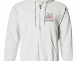 Cavanagh Irish Coat of Arms Full Zip Hoodie - White - Size Large - $35.28