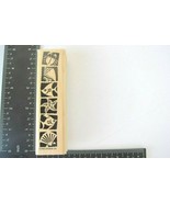 Rubber Stamp Border Seashore Crab Conch Fish Starfish Stampin Up 2000 Un... - $8.11 CAD