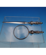 Tapazio Portugese Sterling Silver Desk Set 2pc Mag Glass Letter Opener (... - €160,55 EUR