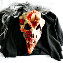 Zagone Studios Whispers Bloody Bone Monster Latex Halloween Face Mask/Hood - $23.04