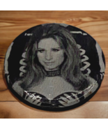 Vtg Barbra Streisand The Owl and The Pussycat Picture BW on Button Pin F... - £9.55 GBP