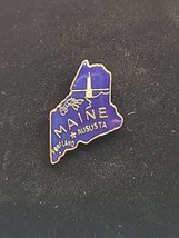 Vintage Enamel pin MAINE Lapel Hat jacket backpack collection new in package! - $4.95