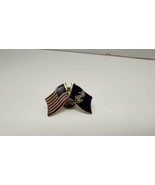 American Flag Naval Flag Crossed. - $4.17