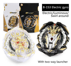 Burst Beyblade Eletric Luminous Swirling Gyro Set Spinning Tops with Lau... - £23.76 GBP