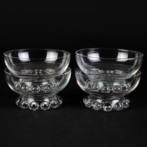 Imperial Candlewick Dessert Bowl Set, Elegant Glass Low Sherbets 400-19 3 3/4&quot; D - £31.34 GBP