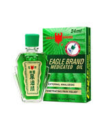 3 x 24ml Eagle Brand  Medicated Oil External Analgesic Pain Relief 24ml~... - $543.90 MXN