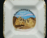 Vintage Souvenir Ashtray South Dakota Mt Rushmore National Memorial Marked - $16.78