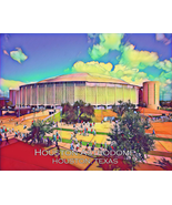 Houston Astrodome Pop Color Wood Sign - $462.05 MXN+