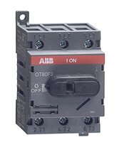 1- ABB OT80F3 DISCONNECT NON-FUSIBLE SWITCH, 3P, 80A, UL508 by ABB - $50.94