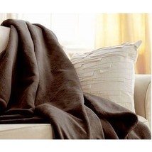 Walnut Brown Cuddle Microplush Heated Electric Warming Throw Blanket - $139.95