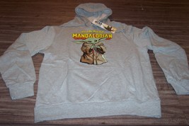 Star Wars The Mandalorian Baby Yoda Hoodie Hooded Sweatshirt Mens Xl New w/ Tag - £39.56 GBP